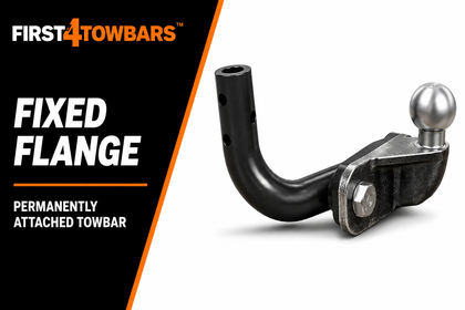Fixed flange towbar