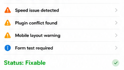 Chart of issues